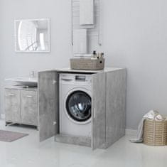 Vidaxl Omara za pralni stroj betonsko siva 71x71,5x91,5 cm
