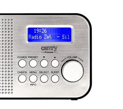 Camry Prenosni DAB/FM radijo CR 1179, LCD, alarm, 20-spomin, slušalke, Lithium baterija 2000mAh