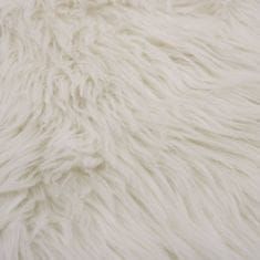 Greatstore Preproga 60x90 cm umetna ovčja koža bela