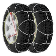 Vidaxl Snežne verige za pnevmatike 2 kosa 16 mm SUV 4x4 vel. 450