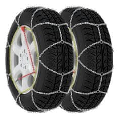 Greatstore Snežne verige za avtomobilske pnevmatike 2 kosa 9 mm KN120