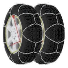 Greatstore Snežne verige za avtomobilske pnevmatike 2 kosa 9 mm KN80