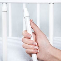Klups Otroška posteljica Kompakt: posteljica in previjalna miza bela