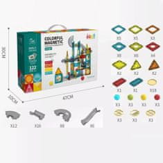 LocoShark Magneti za otroke (Steza za frnikule) - Osnovna - 52 kosov