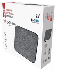 EM-HF20 sobna antena, 0–25 km, DVB-T2, DAB, filter LTE/4G/5G (2702028000)