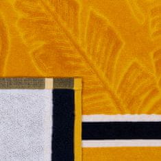 Svilanit Tropic plažna brisača, 80x160 cm, rumena/modra