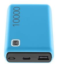 CellularLine Essence prenosna baterija, 10000 mAh, modra
