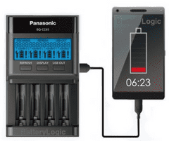 Panasonic Eneloop BQ-CC65E ERP Quick Charger polnilec, z LCD