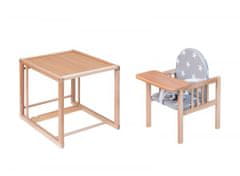 eoshop Otroški jedilni stol AD220, bor