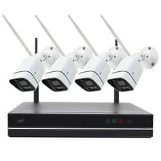 PNI House WiFi660 NVR 8-kanalni, 4 zunanje brezžične kamere,3Mpx, P2P, IP66, 1TB disk