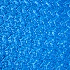 tectake Telovadne blazine – povezovalni komplet 8 blazin Modra