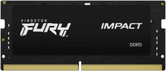 Kingston FURY Impact RAM pomnilnik, 32 GB, 4800 MT/s, DDR5, CL38, SODIMM, 2 kos (KF548S38IBK2-32)