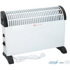 Alpina električni konvekcijski grelnik / radiator, moč 2000 W, 3 stopnje gretja, termostat, bel
