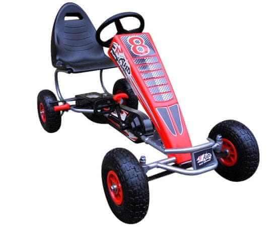 R-Sport Otroški karting G5 rdeč