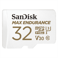 SanDisk MAX ENDURANCE microSDHC kartica z adapterjem 32 GB