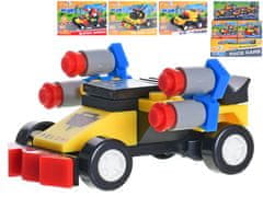 Mikro Trading Gradbeni set BuildMeUp, dirkalni avtomobili 31-50 kosov v škatli