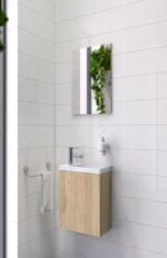 IKODI tridelni kopalniški sestav LENY 40 cm naravni arwen hrast