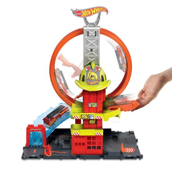 Hot Wheels City Super Gasilska Postaja Z Zanko HKX Mimovrste