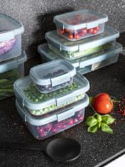 Curver Posodica za shranjevanje hrane Smart Eco Fresh, 0,2l, transparent sivo modra