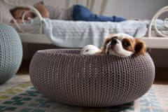 Curver Knit postelja za male živali, peščena