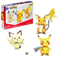 MEGA BLOKS Mega Construx Pikachu, 3 kosi GYH06