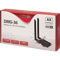 Inter-tech DMG-36 mrežna kartica, 5400 Mbps, WIFI6+BT5.2 (88888165)