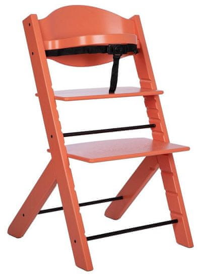 Treppy Lesen stolček za hranjenje Pastel Red
