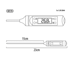GreenBlue Termometer za hrano GB178