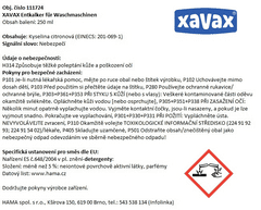 Xavax odstranjevalec vodnega kamna za pralne stroje, 250 ml