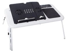 Verkgroup Zložljiva univerzalna hladilna miza in podloga za prenosnik 2x ventilator 1x USB