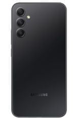 Samsung Galaxy A34 5G mobilni telefon, 8 GB/256 GB, črn (SM-A346BZKEEUE)