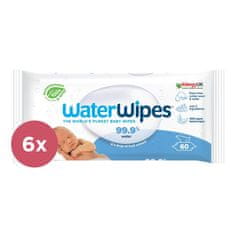 WaterWipes 6x VLAŽNIČKI Brez plastike Vlažni robčki 60 kosov ( 360 kosov )