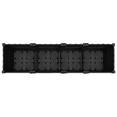 Vidaxl Visoka greda 160x40x38 cm polipropilen