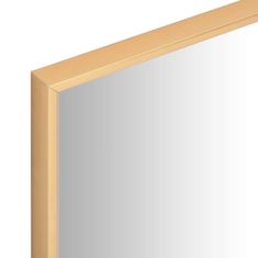Vidaxl Ogledalo zlato 70x70 cm
