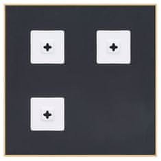 Vidaxl Ogledalo zlato 70x70 cm