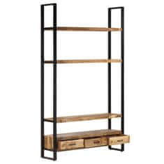 Vidaxl Visoka omara 118x30x200 cm trden robusten mangov les