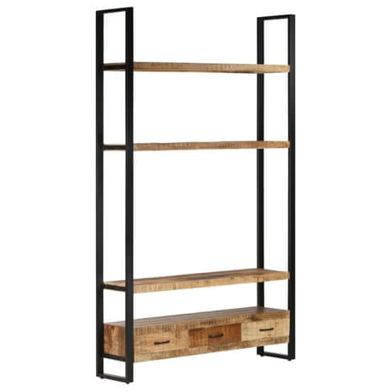 Vidaxl Visoka omara 118x30x200 cm trden robusten mangov les