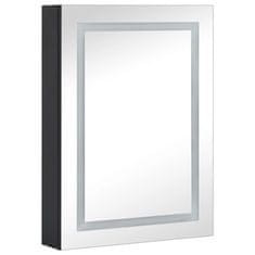shumee LED kopalniška omarica z ogledalom 50x13x70 cm