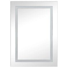 Vidaxl LED kopalniška omarica z ogledalom 50x13x70 cm