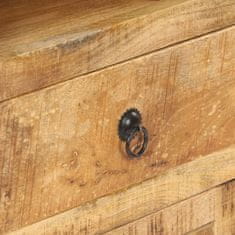 Vidaxl Visoka omarica 45x32x110 cm robusten mangov les