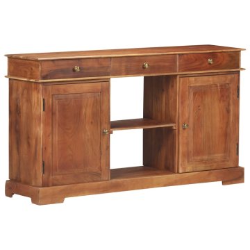 Vidaxl Komoda 135x35x75 cm trden akacijev les