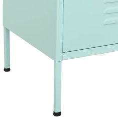 Vidaxl Omara za shranjevanje mint zelena 80x35x101,5 cm jeklo