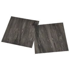 Vidaxl Samolepilne talne plošče 55 kosov PVC 5,11 m2 temno sive