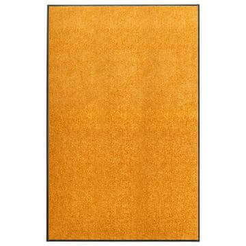 Vidaxl Pralni predpražnik oranžen 120x180 cm