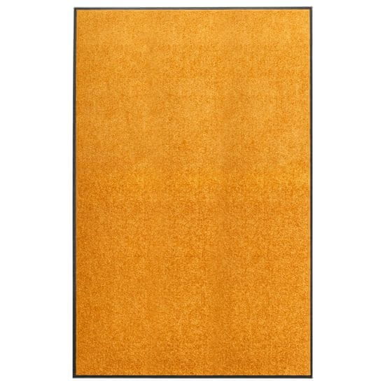 Vidaxl Pralni predpražnik oranžen 120x180 cm