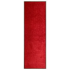 Vidaxl Pralni predpražnik rdeč 60x180 cm