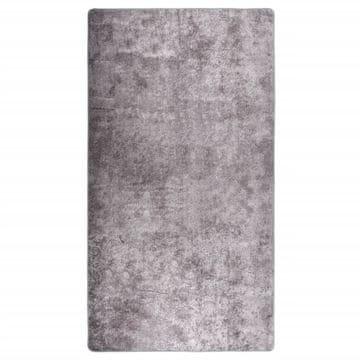 Vidaxl vidaXL Pralna preproga 190x300 cm siva protizdrsna