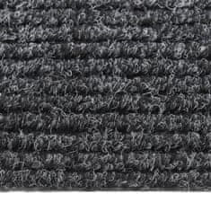 Vidaxl Tepih tekač 100x300 cm antraciten