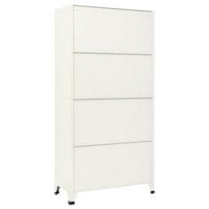 Vidaxl Zapiralna omara, modro-siva 90x45x180 cm, jeklena