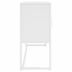 Vidaxl Komoda bela 105x35x75 cm jeklo
